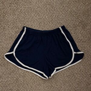 Brandy Melville (John Galt) Navy Blue Shorts with White Trim
